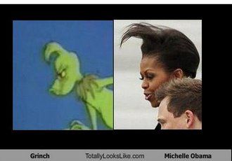 first lady compared to grinch