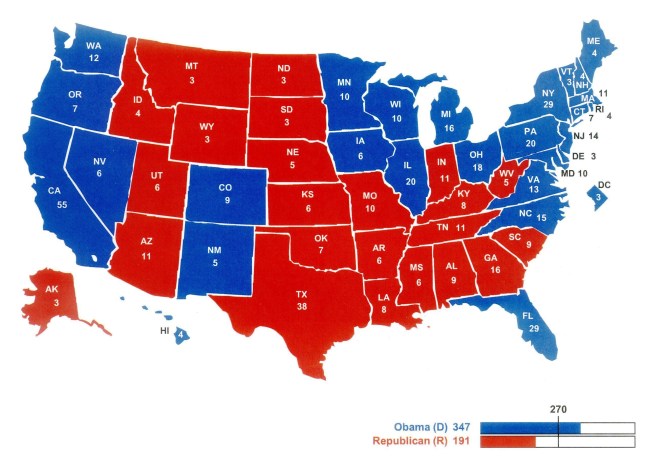 electoral map 347-191