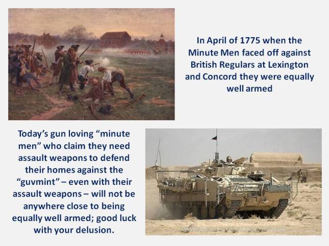 In April of 1775 when the Minute Men