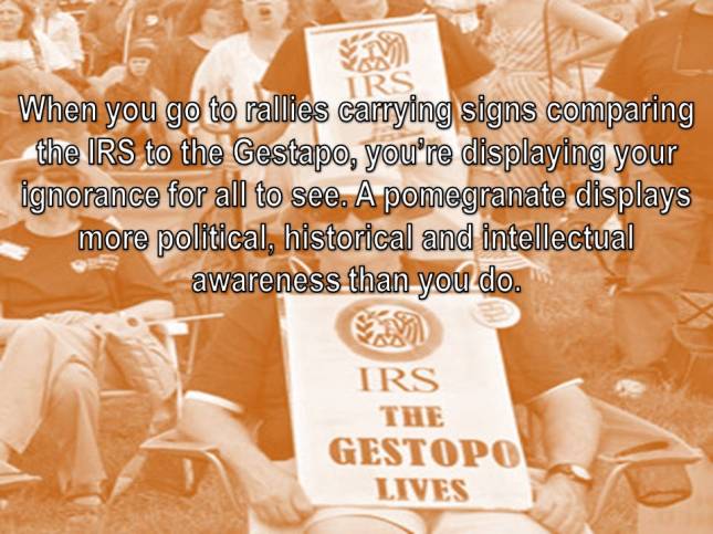 When you go to rallies