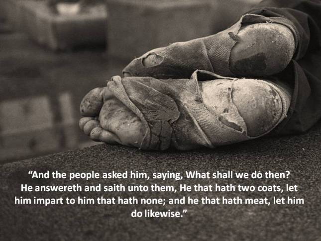 He that hath two coats