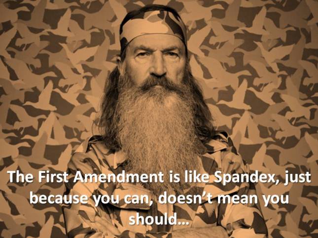 The First Amendment is like Spandex, just