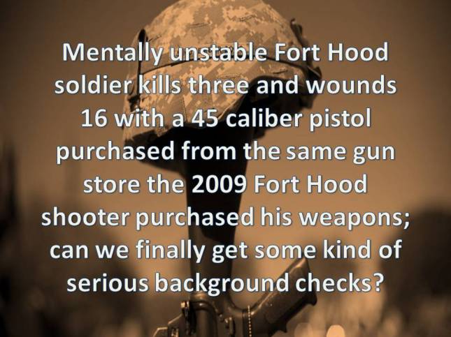 Mentally unstable Fort Hood soldier kills three and