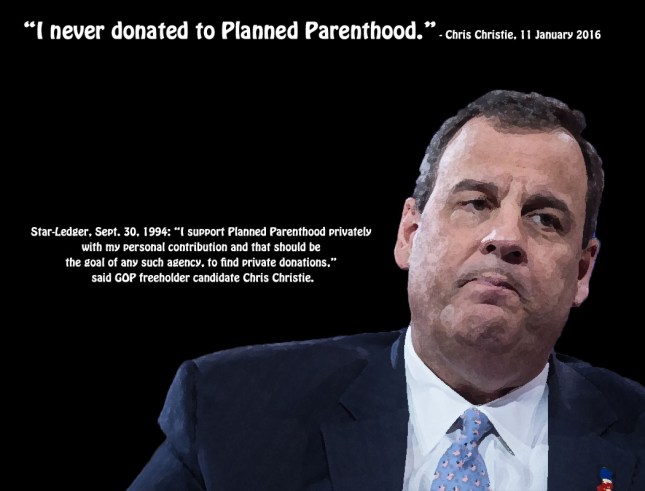 never donated to planned parenthood