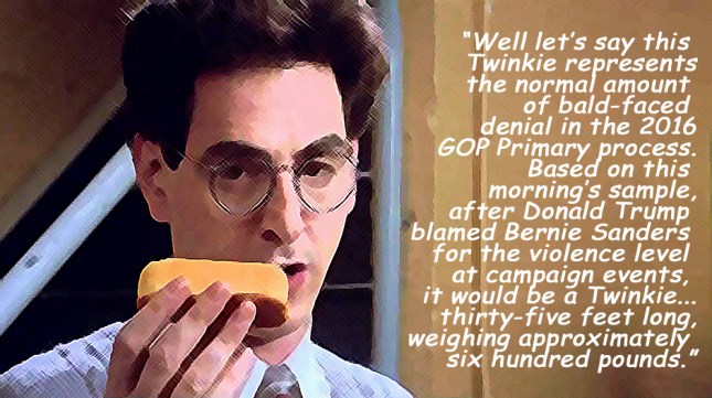 big twinkee trump violence