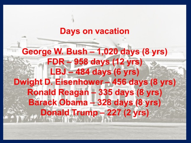 Presidential days on vacation 16 Jul 2019